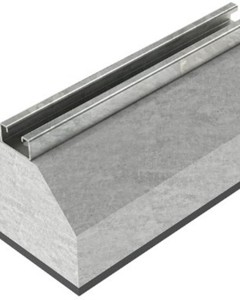 Roof tile DS110.300,SW 18,110x150x300mm w/foam rubber